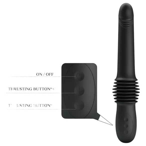 Pretty Love Pazuzu - crni vrhunski vibrator
