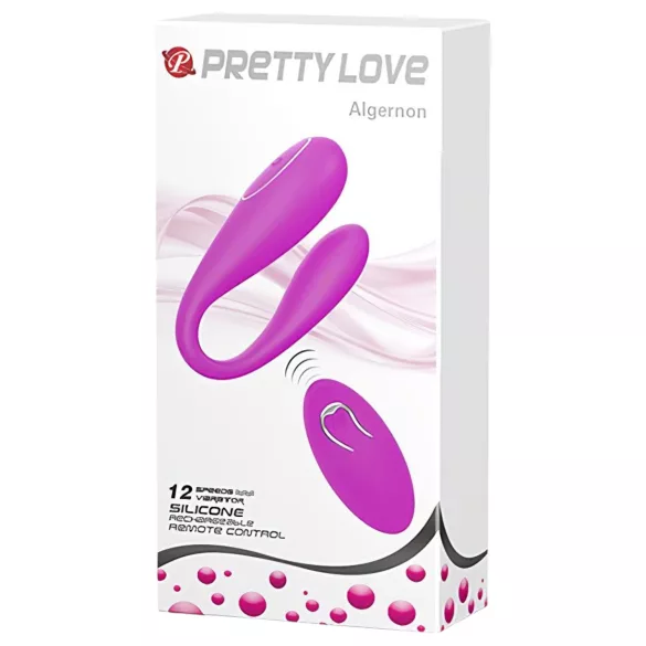 Pretty Love Algernon – akumulatorski, bežični par vibrator (ljubičasti)