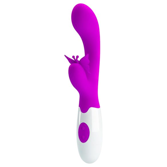 Pretty Love Leptir poljubac – vibrator sa stimulacijom klitorisa (pink)