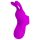 Pretty Love Bunny - zečiji prstni vibrator (ljubičasti)
