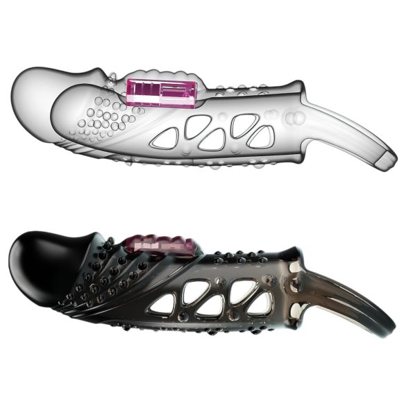 Pretty Love Cecelia - prsten za penis sa vibracijom (crna)