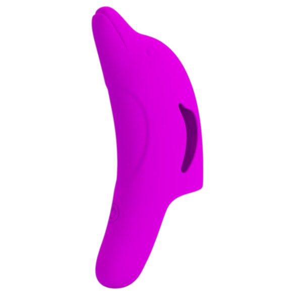 Pretty Love Delphini - prstenasti vibrator sa delfinima (ljubičasta)