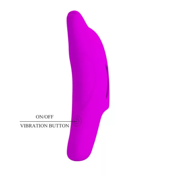Pretty Love Delphini - prstenasti vibrator sa delfinima (ljubičasta)