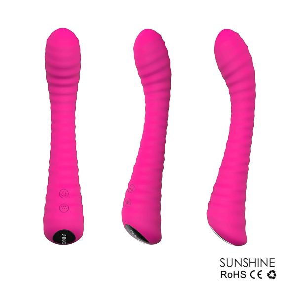 Sex HD Sunshine - punjaći G-tačka vibrator sa brazdama (pink)