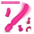 Seks HD Iris - 2-motorski grejni masažni vibrator (ružičasti)