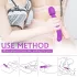Sex HD Iris - 2-motorski grejni masažer vibrator (ljubičasti)