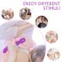 Sex HD Iris - 2-motorski grejni masažer vibrator (ljubičasti)