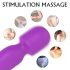 Sex HD Iris - 2-motorski grejni masažer vibrator (ljubičasti)