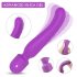 Sex HD Iris - 2-motorski grejni masažer vibrator (ljubičasti)