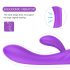 Sex HD Muses - cvetni, vodootporni grejni vibrator (ljubičasta)