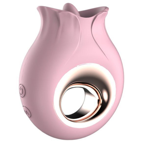 Seksi HD Francuski Poljubac - lizljivi vibrator (roze)