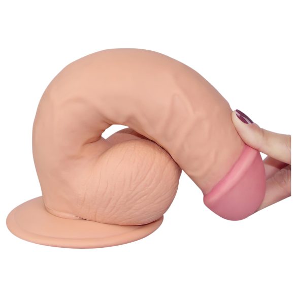Lovetoy Ultra Mekan - elastičan, realističan dildo - 21,5cm (natur)