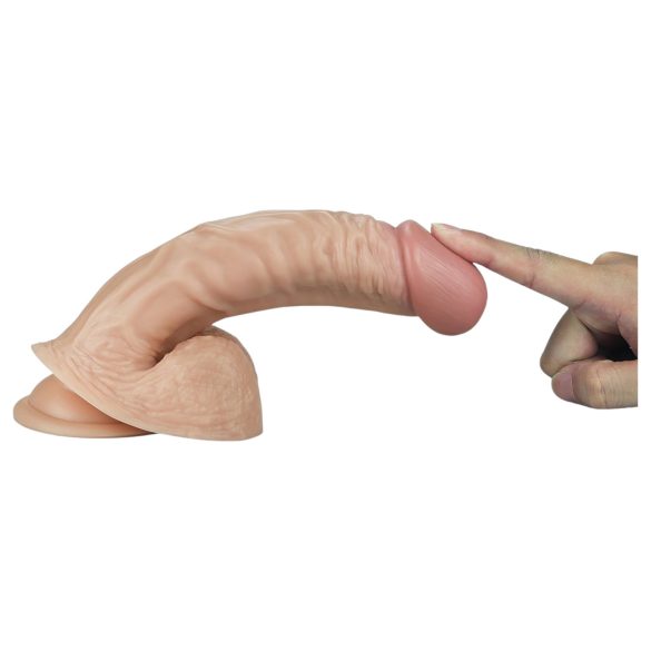 Lovetoy Real Extreme - G tačka dildo - 21cm (natur)