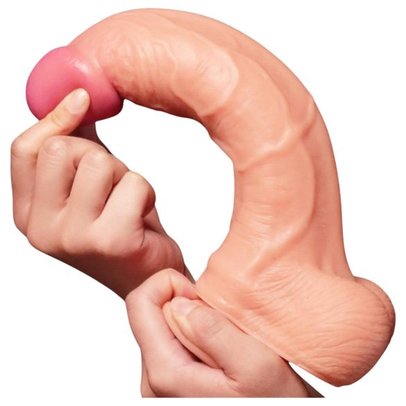 Lovetoy Prirodni Penis - dvostruko realan dildо - 25cm (prirodan)