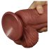 Lovetoy - Dvostruki realistični dildo - 26cm (natur)