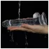 Lovetoy Flawless Transparent - dildo sa vakuumom - 19cm (proziran)