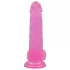 Lovetoy Jelly Studs - dildо sa vakum bazom - 20cm (ružičasti)
