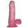 Lovetoy Jelly Studs - Dildo s vakuumskom bazom - 15cm (roze)