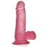 Lovetoy Jelly Studs - Dildo s vakuumskom bazom - 15cm (roze)
