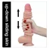Lovetoy Sliding-Skin - dvoslojni dildo - 23cm (naturalan)