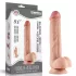 Lovetoy Sliding-Skin - dvoslojni dildo - 23cm (naturalan)