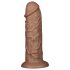 Lovetoy Chubby - realistično dildo sa vakumom - 25cm (natur)