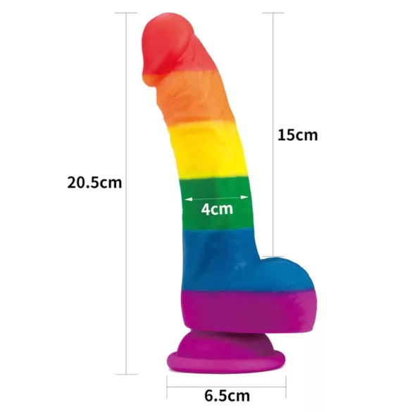 Lovetoy Prider - realističan silikonski dildo - 19cm (duga)