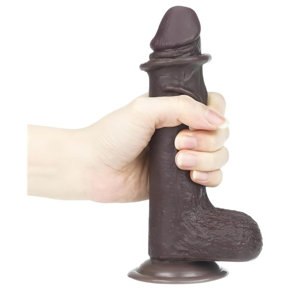 Lovetoy Sliding-Skin - slojevi dildo - 18cm (braon)