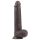 Lovetoy Sliding-Skin - dvostruki dildo - 23cm (braon)