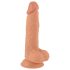 Gospodin Sirovi - usisni realist. dildo - 19cm (natur)