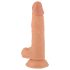 Gospodin Sirovi - usisni realist. dildo - 19cm (natur)