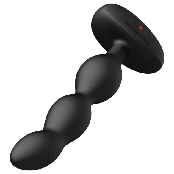 Lovense Ridge - analni vibrator sa perlama na daljinsko upravljanje putem aplikacije (crni)