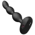Lovense Ridge - analni vibrator sa perlama na daljinsko upravljanje putem aplikacije (crni)