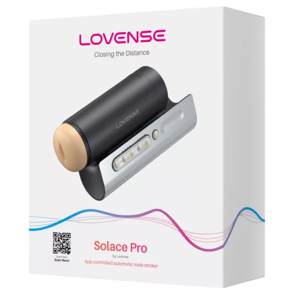 LOVENSE Solace Pro - pametan masturbator koji se pomera gore-dole (crni)
