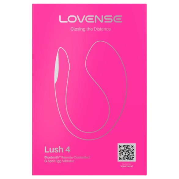 LOVENSE Lush 4 - pametan vibro-jaje (roze)