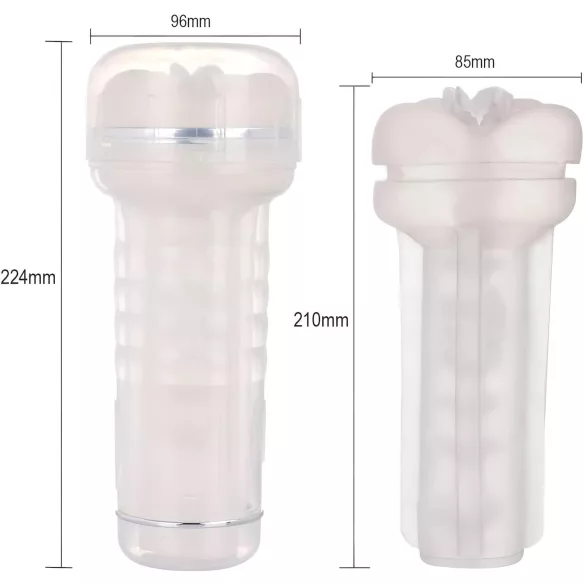 Tracy's Dog Crystal - realistična veštačka vagina masturbator (providna)