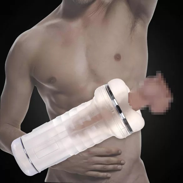 Tracy's Dog Crystal - realistična veštačka vagina masturbator (providna)