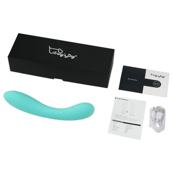 Tracy's Dog Teal - punjivi G-tačka vibrator (tirkizna boja)