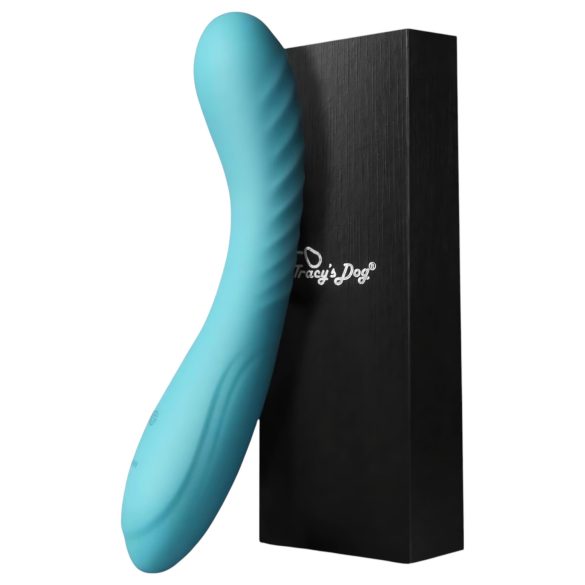 Tracy's Dog Teal - punjivi G-tačka vibrator (tirkizna boja)