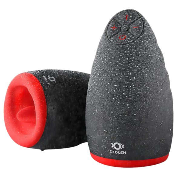 OTOUCH Chiven 2 - punjivi vibrator za usne (crna)