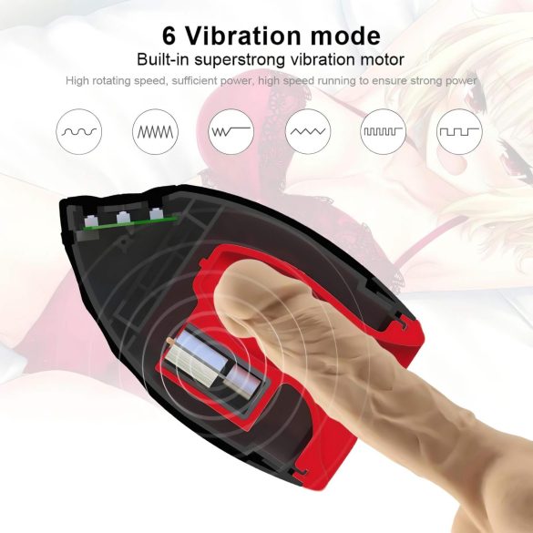 OTOUCH Chiven 2 - punjivi vibrator za usne (crna)