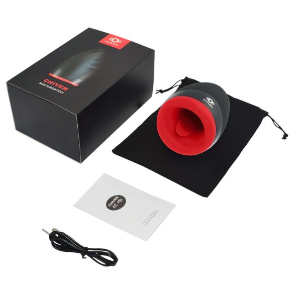 OTOUCH Chiven 2 - punjivi vibrator za usne (crna)