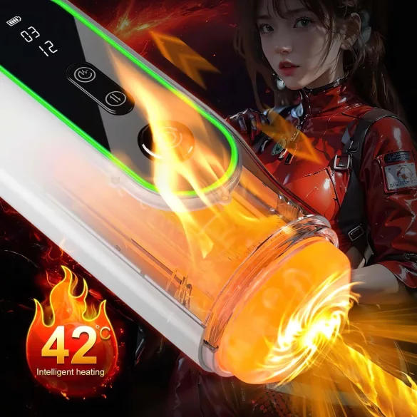 Leopard - crni vibrirajući masturbator sa pokretom gore-dole