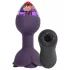 LOVISS Flower - daljinski upravljani analni vibrator (ljubičasti)
