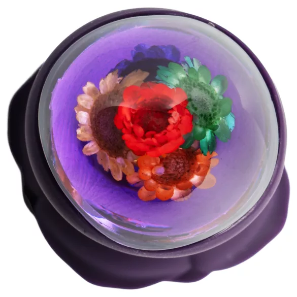 LOVISS Flower - daljinski upravljani analni vibrator (ljubičasti)
