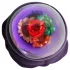 LOVISS Flower - daljinski upravljani analni vibrator (ljubičasti)