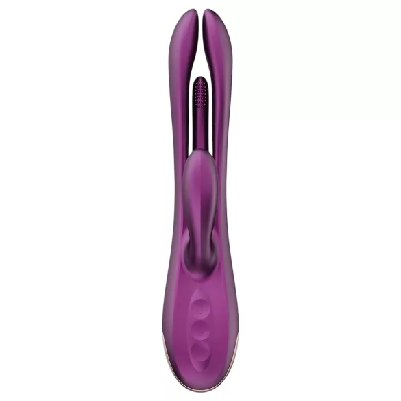 Honey Play Box Terri - pametni jezični, vibrator s rukavima za klitoris (ljubičasti)
