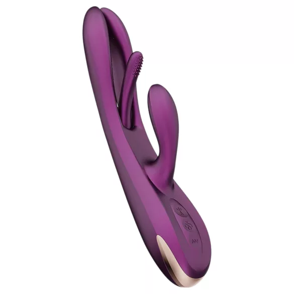 Honey Play Box Terri - pametni jezični, vibrator s rukavima za klitoris (ljubičasti)