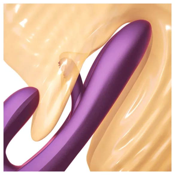 Honey Play Box Terri - pametni jezični, vibrator s rukavima za klitoris (ljubičasti)