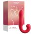 Honey Play Box Joi Thrust 2 - pametan vibrator sa funkcijom lizanja (crveni)